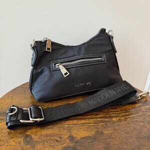 Black Madden NYC Women's Chain Crossbody Handbag